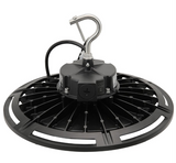 Sunlite UFO High Bay Dimmable Selectable CCT and Wattage With Black Finish