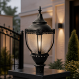 Acorn Post top Light Fixture 60W/80W/100W 30K/40K/50K 120-277V Black with Photocell