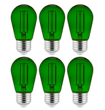 Sunlite S14 LED 2 Watt 120 V Transparent
