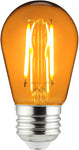 Sunlite S14 Led 2 W 120 V Transparent Amber [Pack of 6]