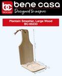 Bene Casa Wood Tostonera for Plantains, Large