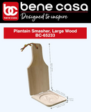 Bene Casa Wood Tostonera for Plantains, Large