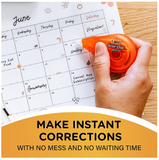 BIC Wite-Out EZ Correct Correction Tape, 5 ct. Plus Mini Twist Grip Correction Tape, 1 ct.