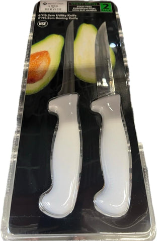 Members Mark Utility Knives, White and stainless steel