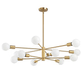 12 Lights Croner  Dimmable Sputnik Chandelier