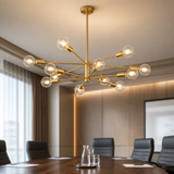 12 Lights Croner  Dimmable Sputnik Chandelier
