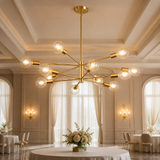 12 Lights Croner  Dimmable Sputnik Chandelier