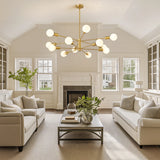 12 Lights Croner  Dimmable Sputnik Chandelier