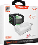 Apple Watch Charger 43W 3-Port USB-C PD + USB Fast Wall Charger