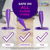 Swiffer Wet Jet Mop Cleaning Pads Refill, Floor Cleaner for Mopping Wood, Laminate, Tile in Home, Bathroom, Kitchen, All Purpose Multi-Surface Spray Mop Pad for Floor Cleaning, 24ct