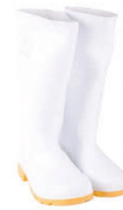 Rain Rubber Boots White