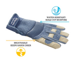 Wells Lamont Female HydraHyde Leather Multipurpose Gloves, Medium [1-Pair]