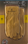 Plainsman Tan Leather Gloves - [2 Pairs]