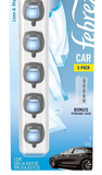 Febreze Car Air Freshener Vent Clips, Linen & Sky [5 PACK]
