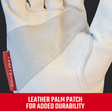 CRAFTSMAN Unisex Cowhide Leather Work Glove Leather Multipurpose Gloves, Large (1-Pair)