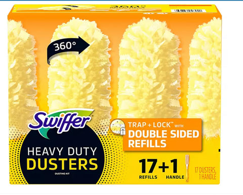 Swiffer Duster Heavy Duty Starter Kit, Handle + Refills (17 ct.)