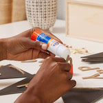 Disappearing Glue Stick, 0.77 oz, Applies White, Dries Clear, [12/Pack]