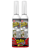 Flex Shot Thick Rubber Adhesive Sealant,  Clear [2 PACK]