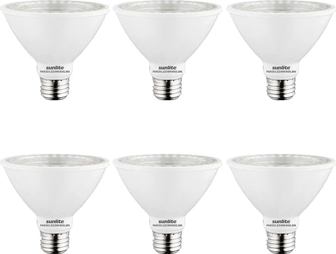 Sunlite  LED PAR30 Short Neck Flood Light Bulb, 9 Watt, [6 PK]