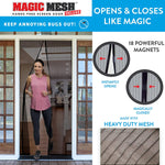 Magic Mesh Hands-Free Screen Door