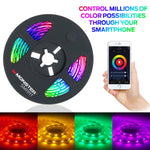 Monster Multi-Color Multi-White USB LED Light Strip with Remote- [6.5 FT]