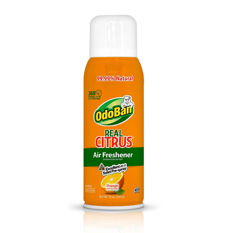 OdoBan 10 oz. Orange Real Citrus Air Freshener Spray, Citrus Oil Natural.