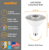 PAR38 LED 15W SUNLIGHT