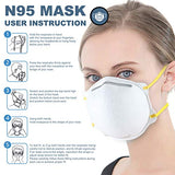 Safety Zone NIOSH N95 Rated Respirator w/Adjustable Nose Bridge [20/CS]