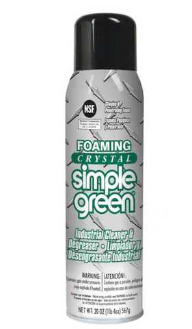 Simple Green 20 oz. Foaming Crystal Cleaner/Degreaser Aerosol [1Pack]