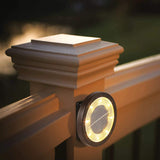 Member's Mark 6-Piece Oil-Rubbed Bronze LED Solar Disc Lights