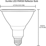 SUNLITE PAR38 LED 18W DIMMABLE {120W EQUIVALENT}