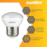 Sunlite  LED R14 Mini Reflector Floodlight Light [3PK]