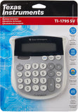 TI-1795SV Minidesk Calculator, 8-Digit LCD