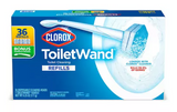 Clorox ToiletWand Disposable Toilet Cleaning System, 1 ToiletWand Handle and 36 Disinfecting Refill Heads