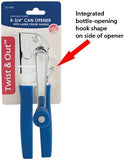 Winco  8-3/4" Portable Can Opener with Crank Handle, Chrome Plated