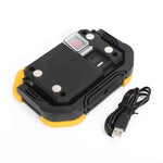 Hyper Tough  LED Rechargeable Work Light, Yellow and Black.