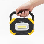 Hyper Tough  LED Rechargeable Work Light, Yellow and Black.