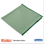 Microfiber Cloths, Reusable, 15 3/4 x 15 3/4, Green, 6/Pack